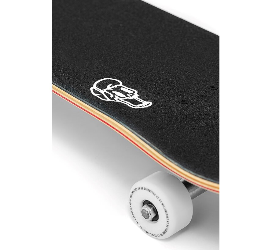 Enuff Three Tier Reloaded Skateboard Black 8.0" Complete Skateboard voor Street, Tricks en Skatepark