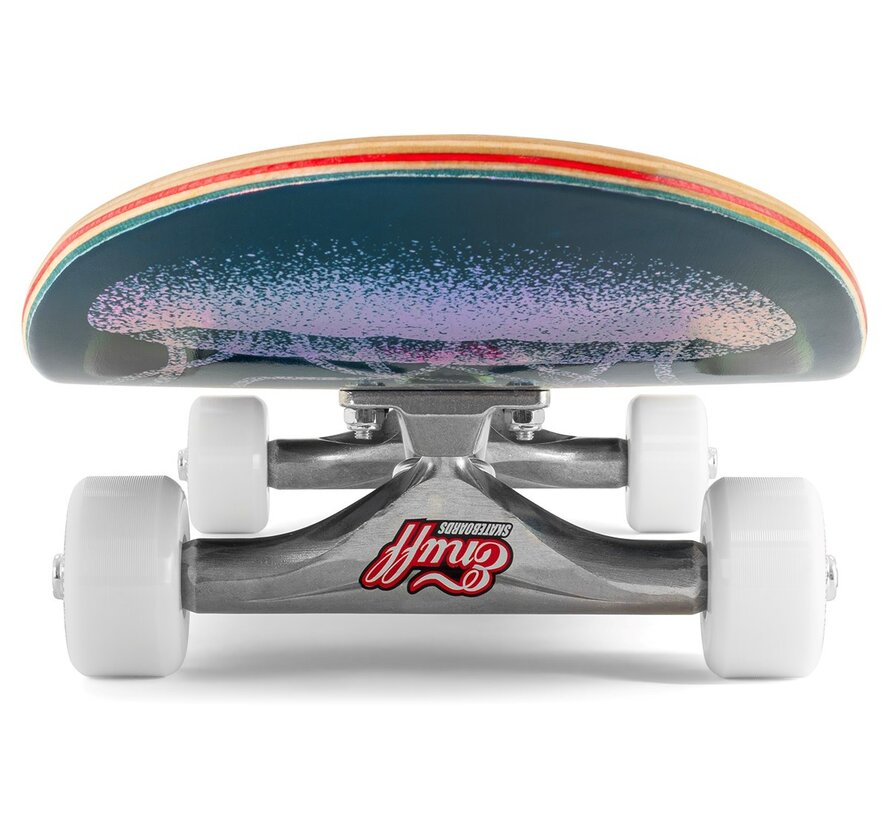 Enuff Abyss Hologram Jellyfish 8.0" Komplett-Skateboard mit holografischer Grafik für Street und Skatepark