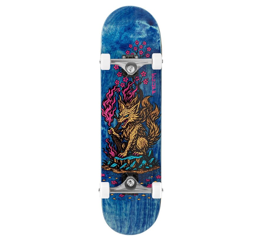 Enuff Yokai Kitsune Skateboard 8.25" Compleet Skateboard met Japanse Kitsune Graphic voor Street en Skatepark