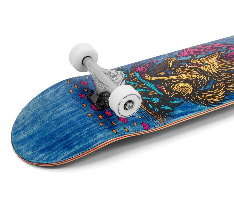 Enuff Yokai Kitsune Skateboard 8.25" Compleet Skateboard met Japanse Kitsune Graphic voor Street en Skatepark