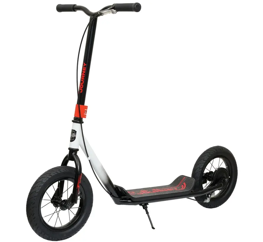 Trottinette freestyle Story Urban Journey Original avec pneus pneumatiques, noire – Trottinette confortable pour la ville, les balades et les longs trajets