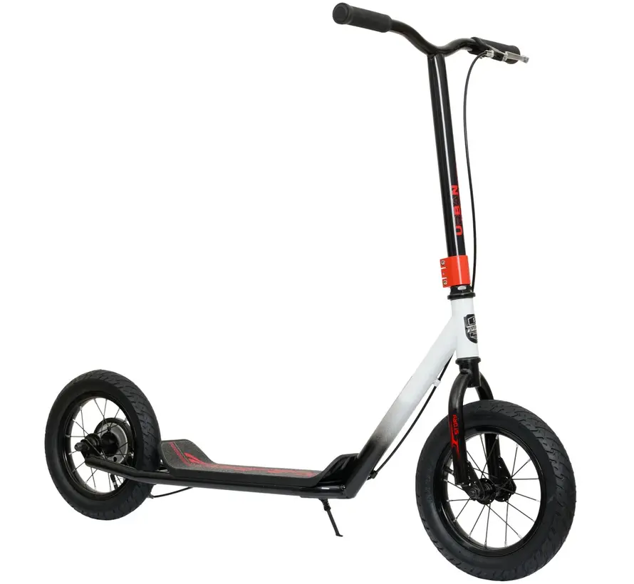 Story Urban Journey Original Stuntstep met Luchtbanden Black – Comfortabele Step voor Straat, Cruisen en Langere Ritten