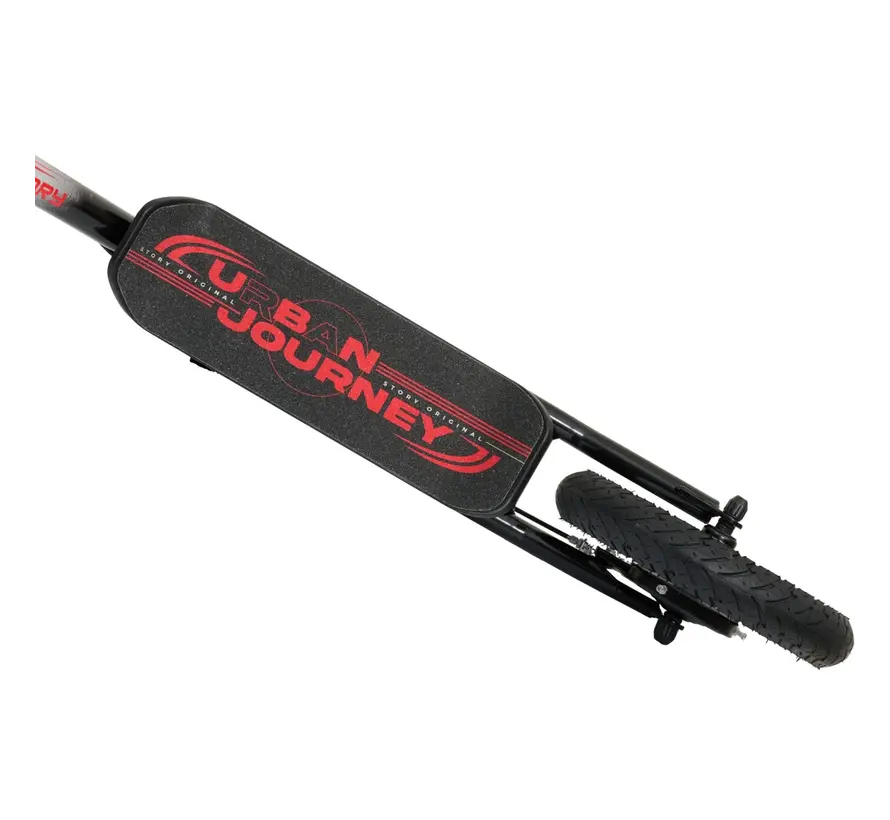 Story Urban Journey Original Stuntstep met Luchtbanden Black – Comfortabele Step voor Straat, Cruisen en Langere Ritten