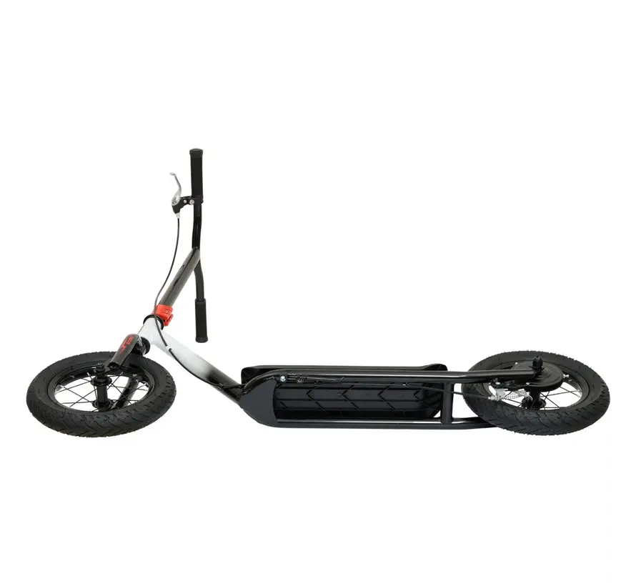 Story Urban Journey Original Stunt-Scooter mit Luftreifen, Schwarz – Komfortabler Scooter für die Straße, zum Cruisen und für längere Fahrten