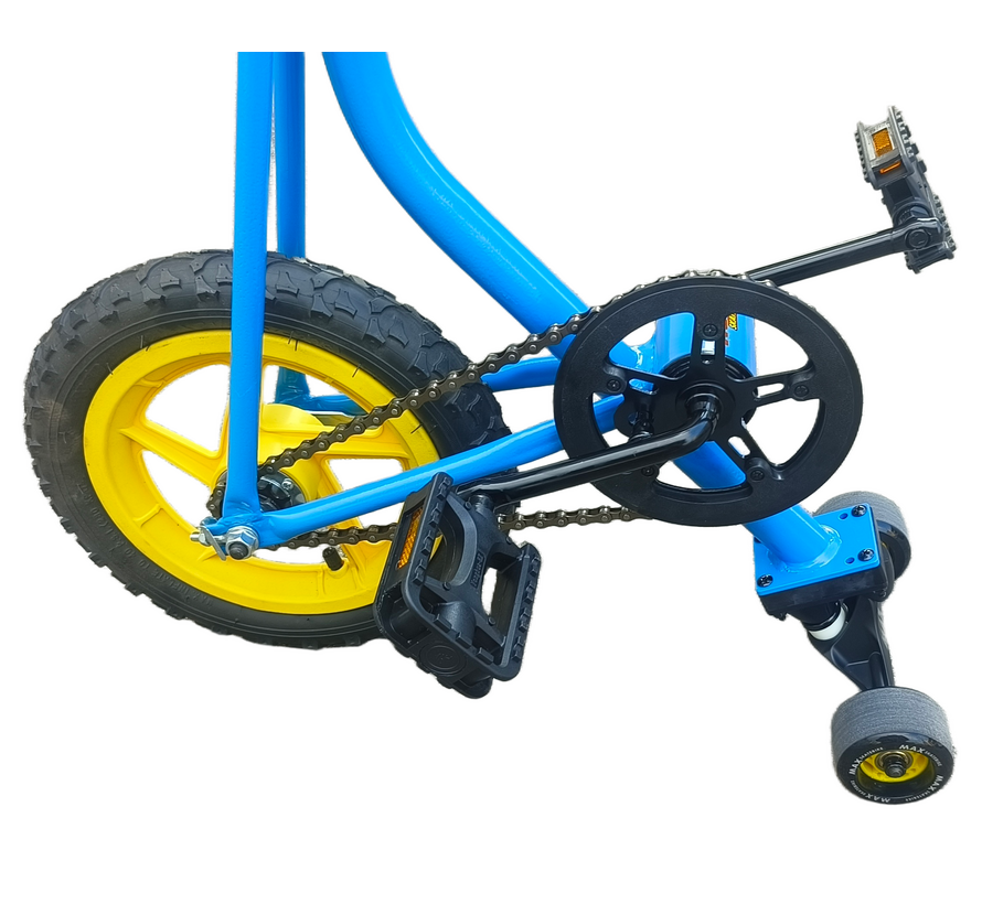 MAX Skatebike Nero-Giallo - Carving, equilibrio & trick - Copy