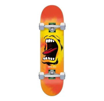 Santa Cruz Kompletna deskorolka Santa Cruz Big Mouth Flame Full 8,0" w kolorze pomarańczowym