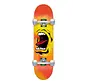 Santa Cruz Big Mouth Flame Full 8.0" Complete Skateboard Orange met Krux Trucks en Slime Balls Wielen