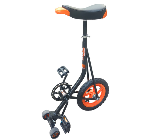 MAX Skatebike MAX Skatebike Czarno-Pomarańczowy - Carving, równowaga i triki