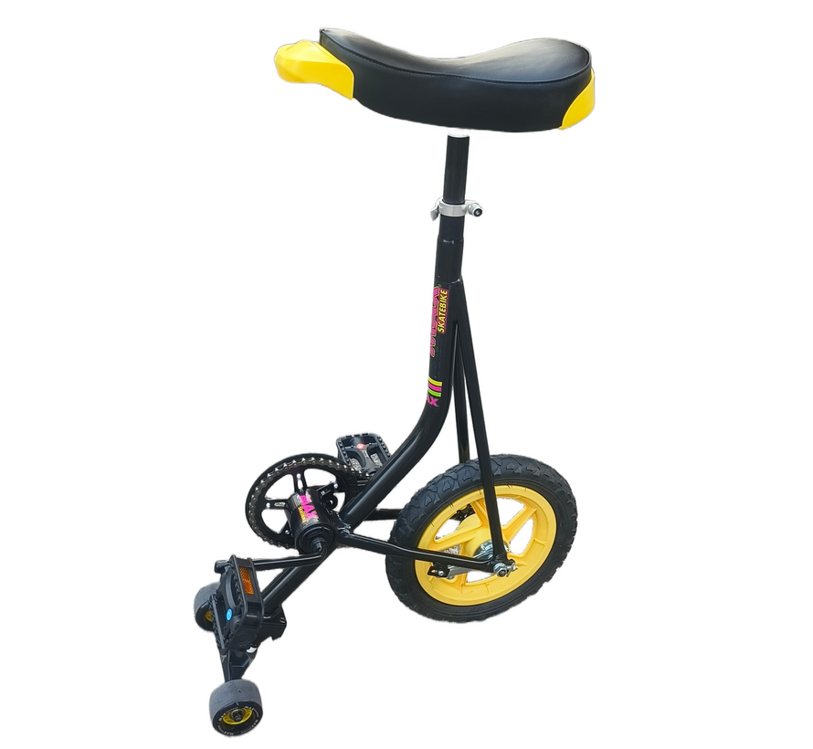 MAX Skatebike Schwarz-Gelb - Carven, Balance & Tricks