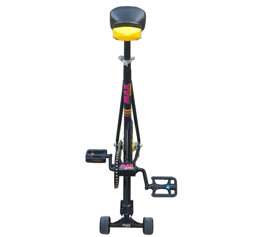 MAX Skatebike Zwart-Geel - Carven, balans & tricks