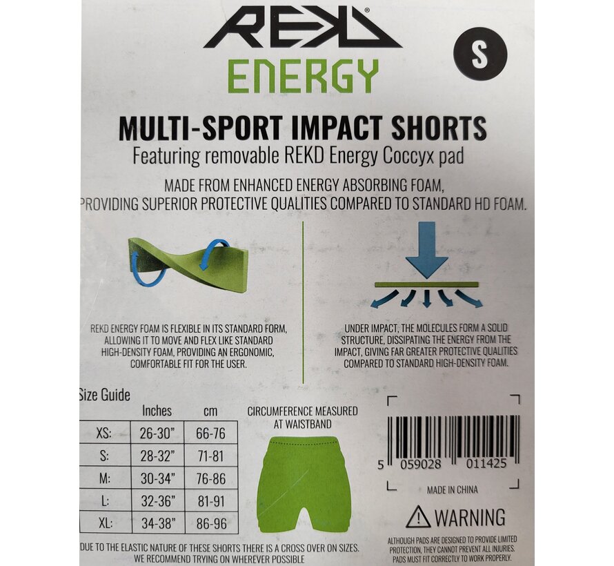 REKD Impact Shorts black Green