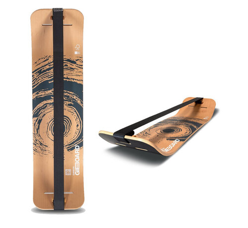Gibbon Gibbon Giboard Active Black – Planche Slackline Compacte pour Équilibre & Tricks