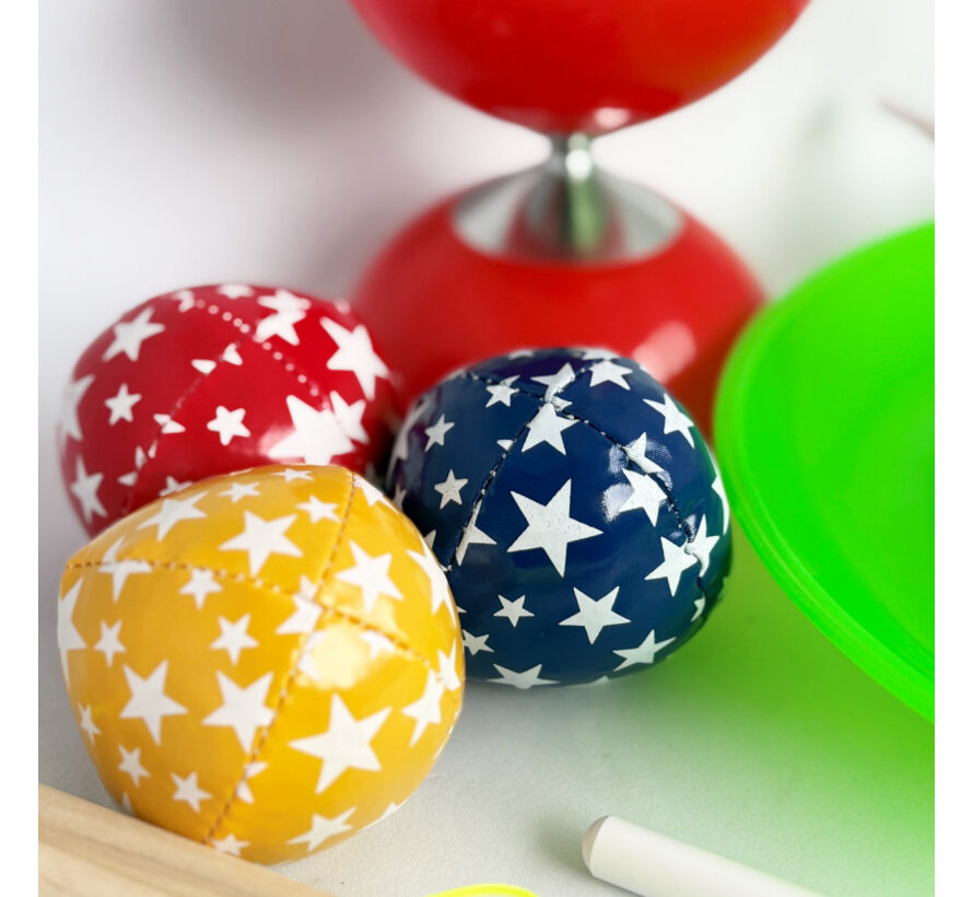 Acrobat Junior Jongleerset – Diabolo, Jongleerbord en 3 Jongleerballen