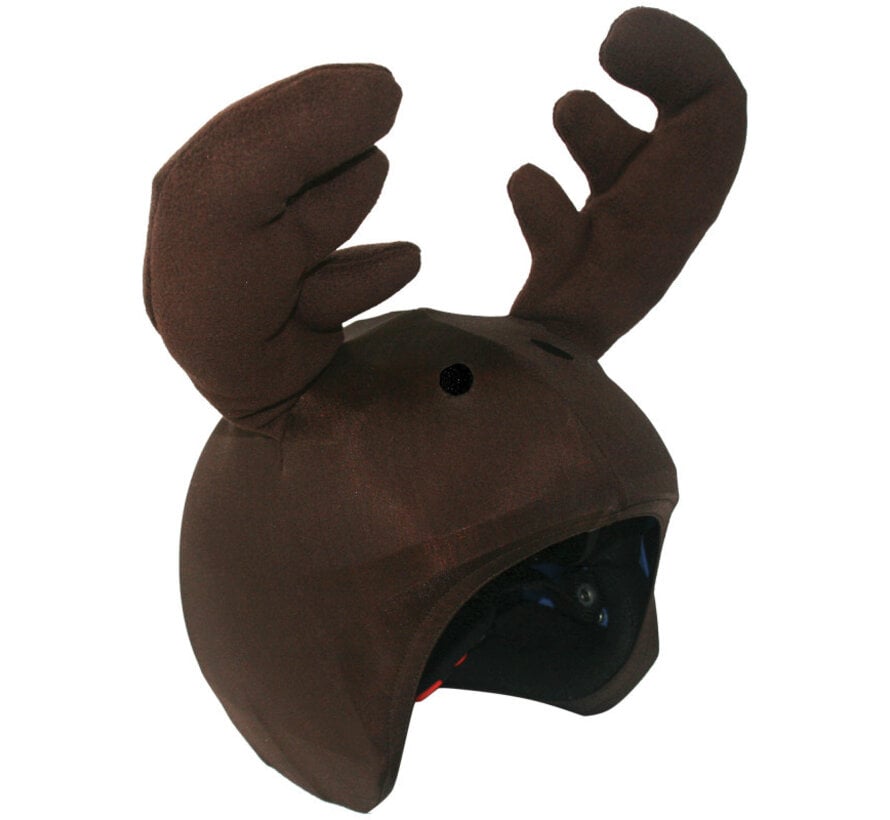 Coolcasc Animals Wapiti Helmcover – Universele Dierenhoes voor Ski-, Fiets- en Skatehelm
