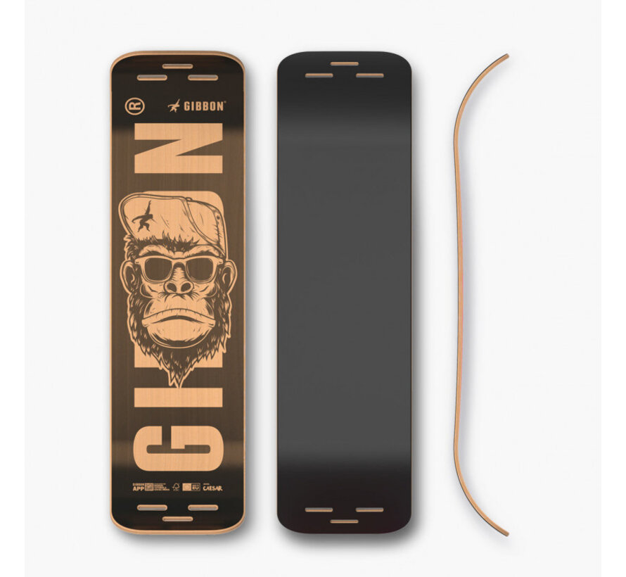 Gibbon Giboard Caesar Jib – Planche Slackline Compacte pour Équilibre & Tricks
