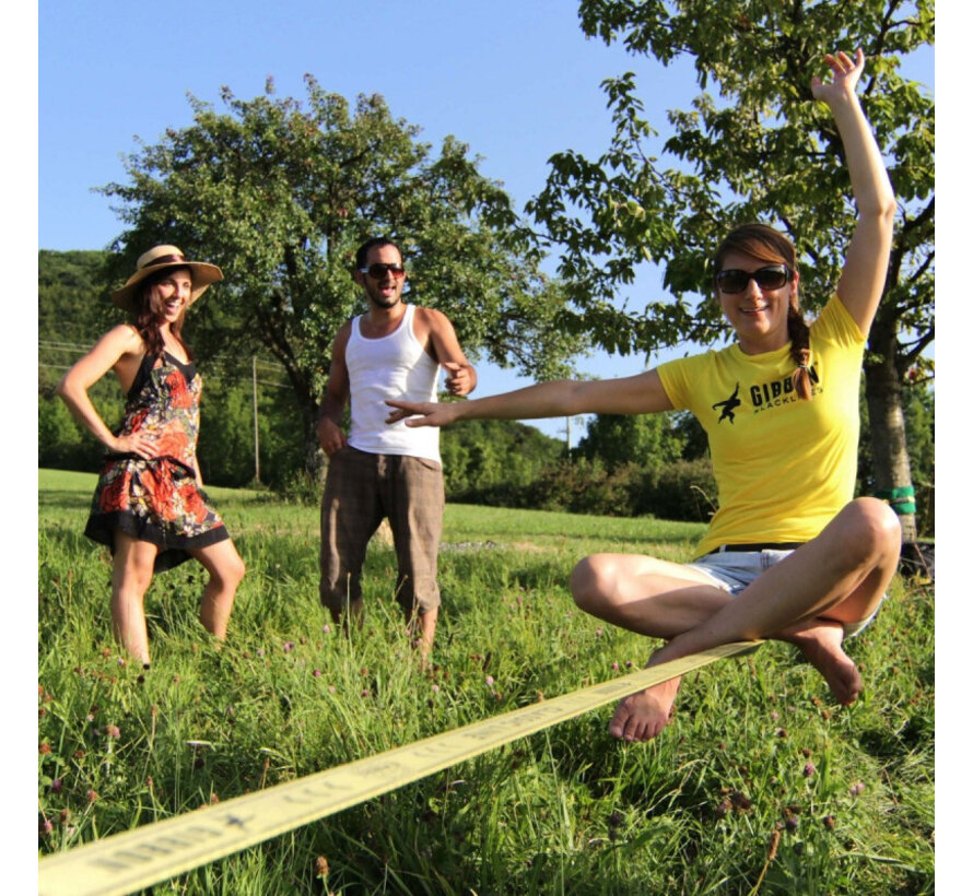 Gibbon Classic Line Treewear Set 25 m – 5 cm Slackline with Tree Protection