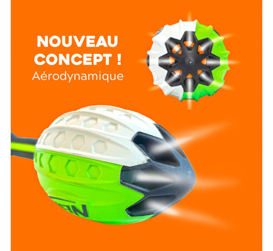 Nerf Vortex Elite – Gwiżdżąca piłka z pianki do Parku, na Plażę i do Ogrodu