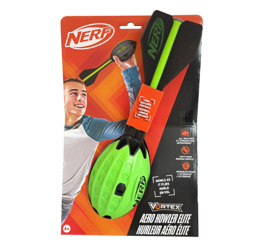 Nerf Vortex Elite – Pfeifender Schaumstoff-Wurfball für Park, Strand & Garten