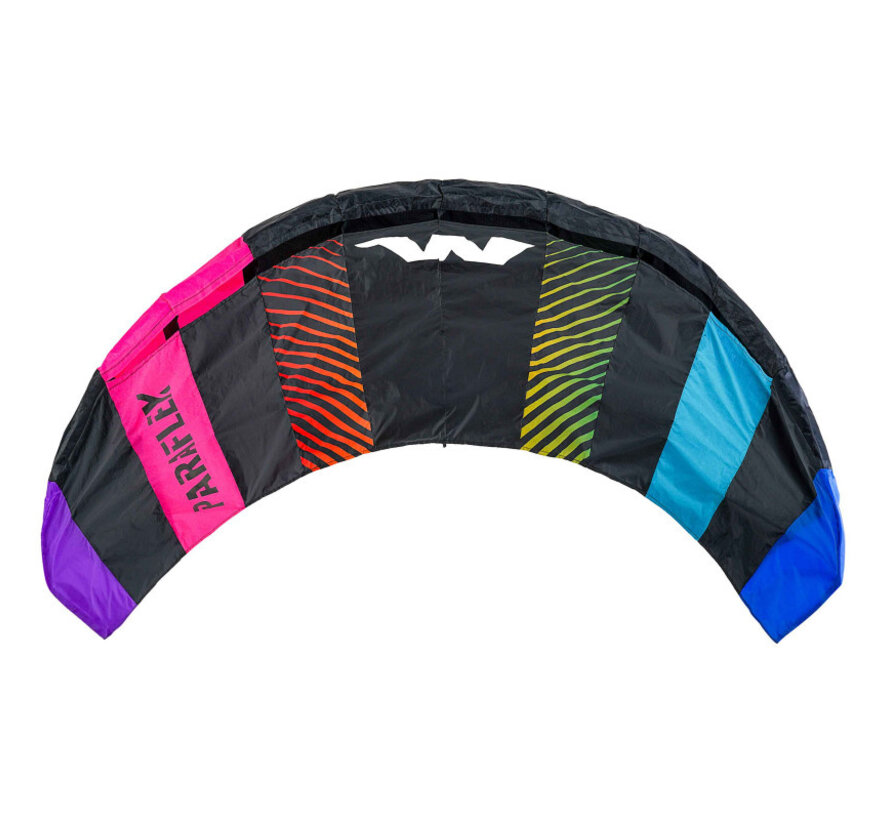 Wolkenstürmer Paraflex SE 2.1 Black Rainbow – 210 cm Matrasvlieger met Control Bar