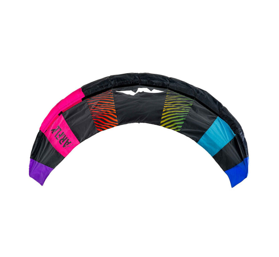 Volant de puissance Wolkenstürmer Paraflex SE 1.5 Rainbow – 150 cm Prêt à voler