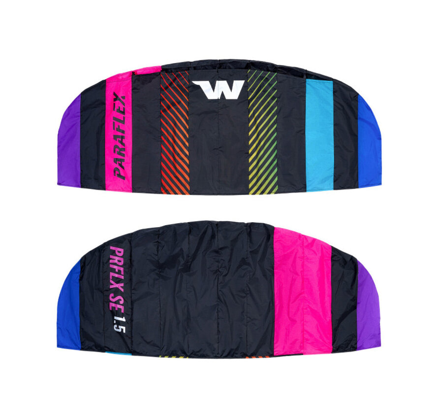 Volant de puissance Wolkenstürmer Paraflex SE 1.5 Rainbow – 150 cm Prêt à voler