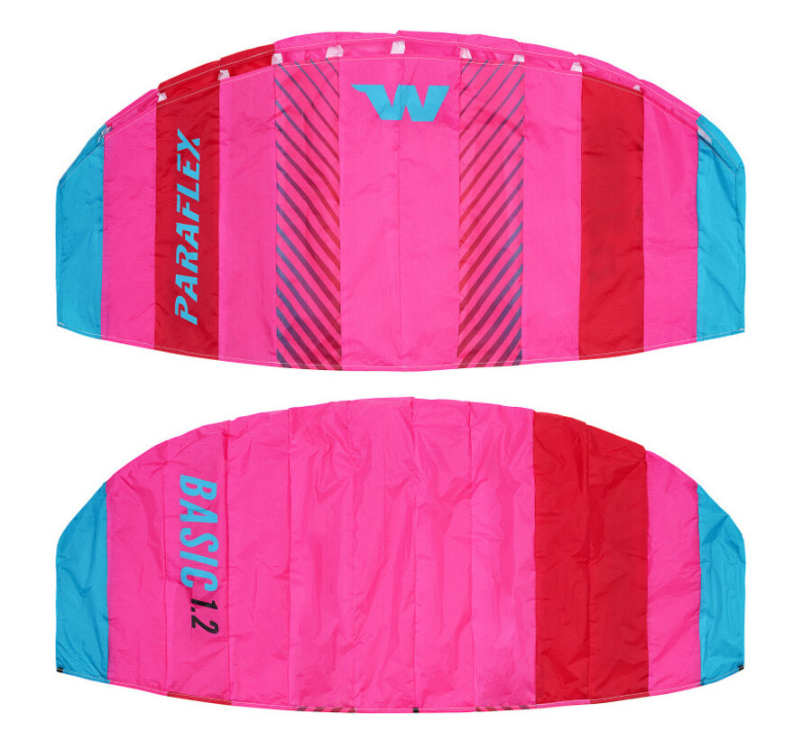 Volant de traction Paraflex Basic 1.2 Rose – 120 cm, 2 lignes