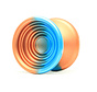 Yoyo Factory Bullseye Orange Teal Fade – Unresponsive Aluminium Jojo voor Fingerspins