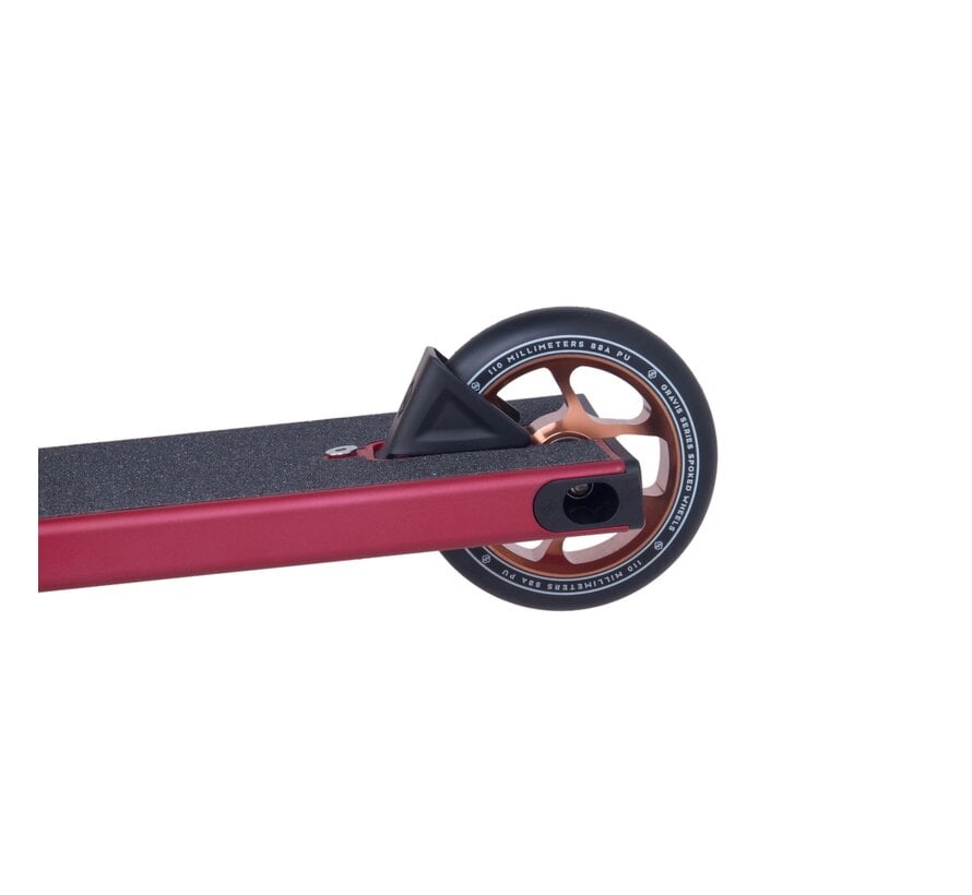 Monopattino Acrobatico Striker Gravis Bordeaux Red S / L – Street SCS con Ruote da 110 mm