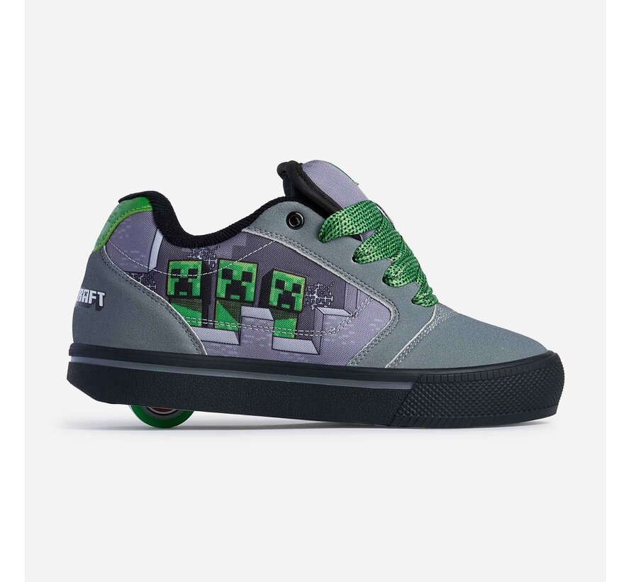 Heelys Pro 25 Prints x Minecraft Gray/Green/Black – Zapatillas Heelys con ruedas
