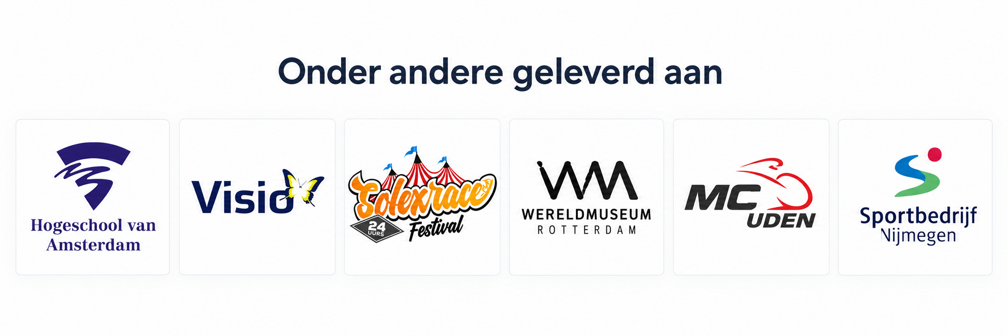 Organisaties en scholen waaraan Streetsurfshop heeft geleverd