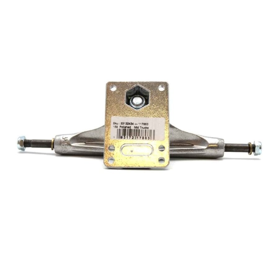 Trucks de skateboard Independent MID polis 159 mm, lot de 2 – Trucks profil bas pour street, grinds et skatepark