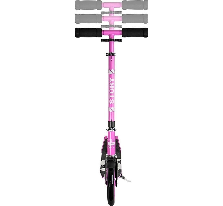 Story Urban Go Step rosa, el patinete plegable para niños y adultos.