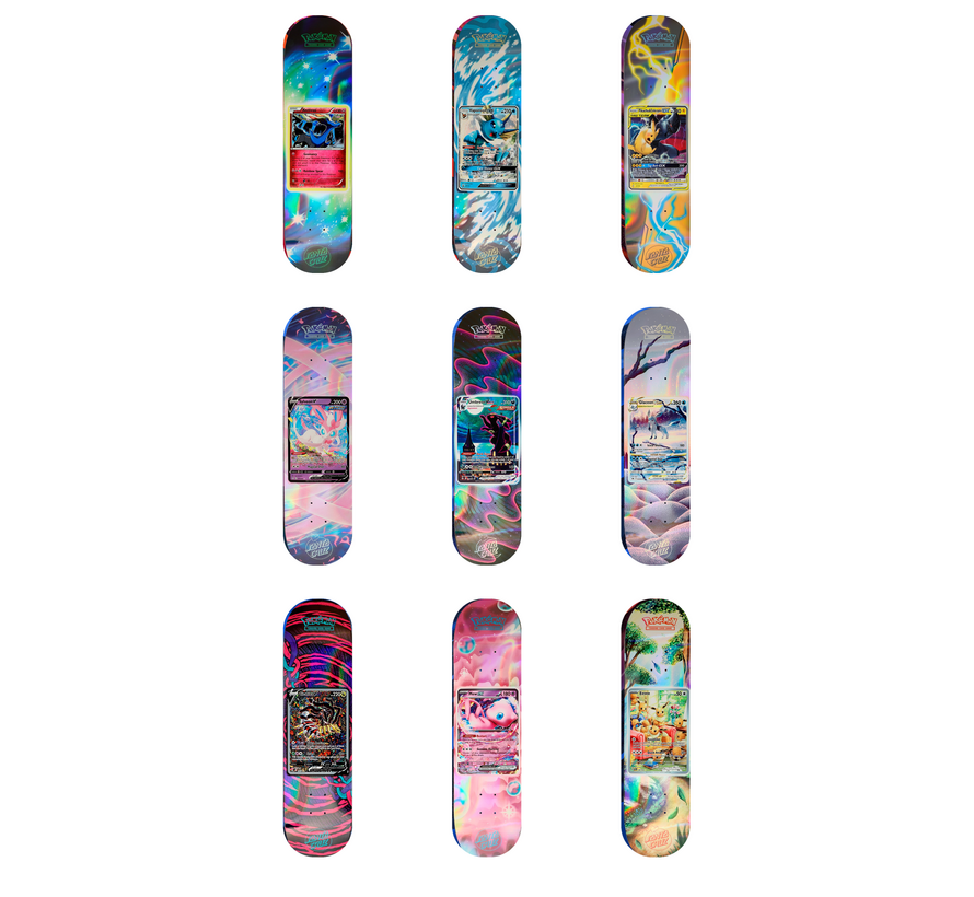 Santa Cruz x Pokémon Skateboard Deck Blind Bag – Limited Edition Mystery Deck met Exclusieve Pokémon Graphic