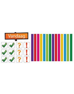 Zonneroosje Dagindeling - 27 magneetjes