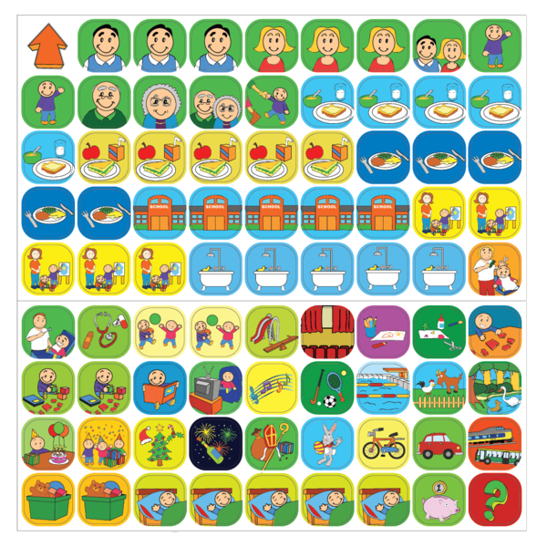 Morgenster basisset planbordmagneten - 81 pictogrammen