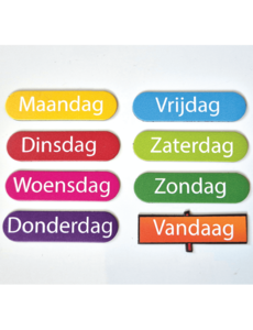 Kinderplanborden Dagen van de week - 8 magneetjes