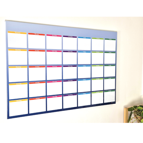 Maandplanner Blauwe Ster