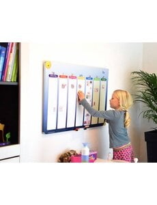 Kinderplanborden Planbord Blauwe Ster - Extra groot