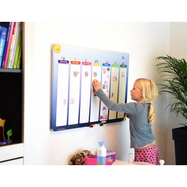 Kinderplanborden Een groot en overzichtelijk planbord voor uw kind(eren)