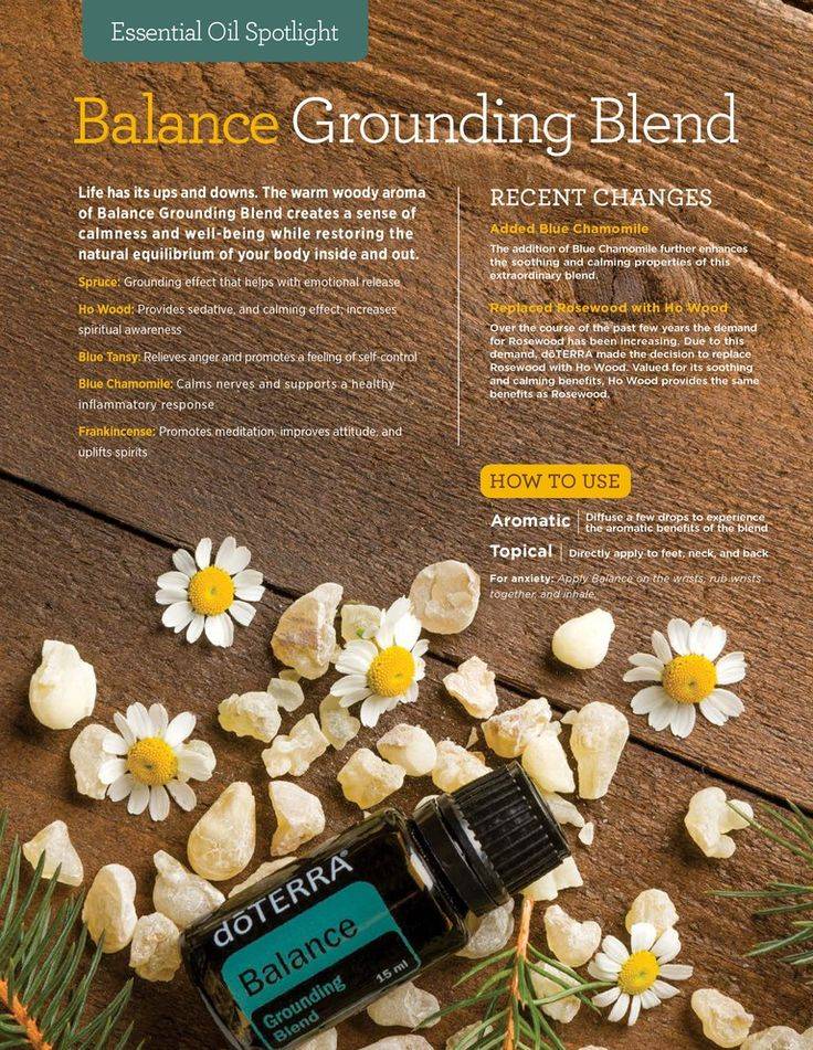 D Terra Essential Oils Doterra Balance Essential Oil Grounding Blend