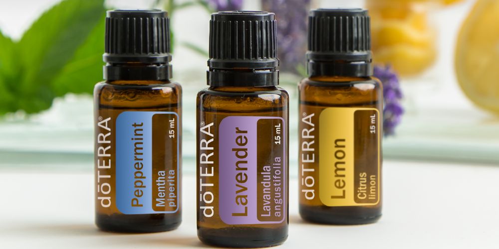 doTERRA - Beginner's Trio Essential Oils - Lavender, Lemon, and Peppermint