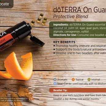 DōTERRA essential oils  On Guard beadlets parels