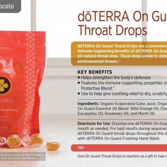 DōTERRA essential oils  On Guard Keelpastilles Throat Drops