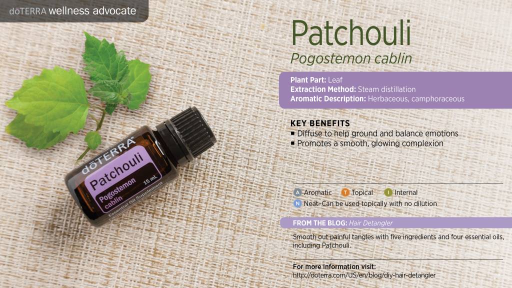 DōTERRA essential oils Patchouli Essential Oil 15 ml. Bliz Wellness