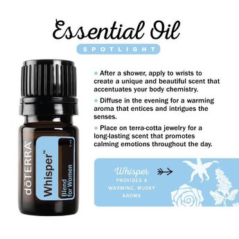 DōTERRA essential oils  Whisper Essentiële Olie blend - Samenstelling voor Vrouwen