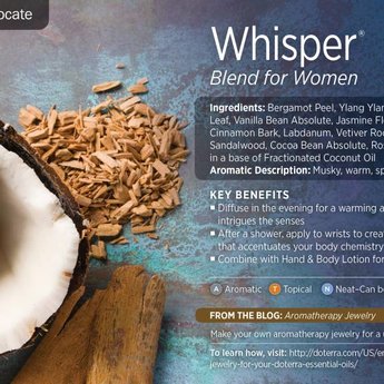 DōTERRA essential oils  Whisper Essentiële Olie blend - Samenstelling voor Vrouwen