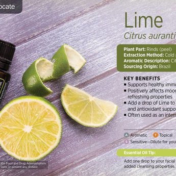 DōTERRA essential oils  Lime Essential Oil 15 ml.