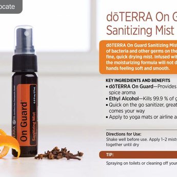 DōTERRA essential oils  On Guard Purifying Mist 27 ml.