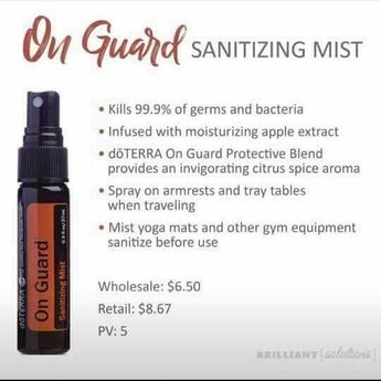 DōTERRA essential oils  On Guard Purifying Mist 27 ml.