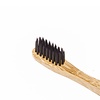 Bamboo toothbrush with charcoal (black)